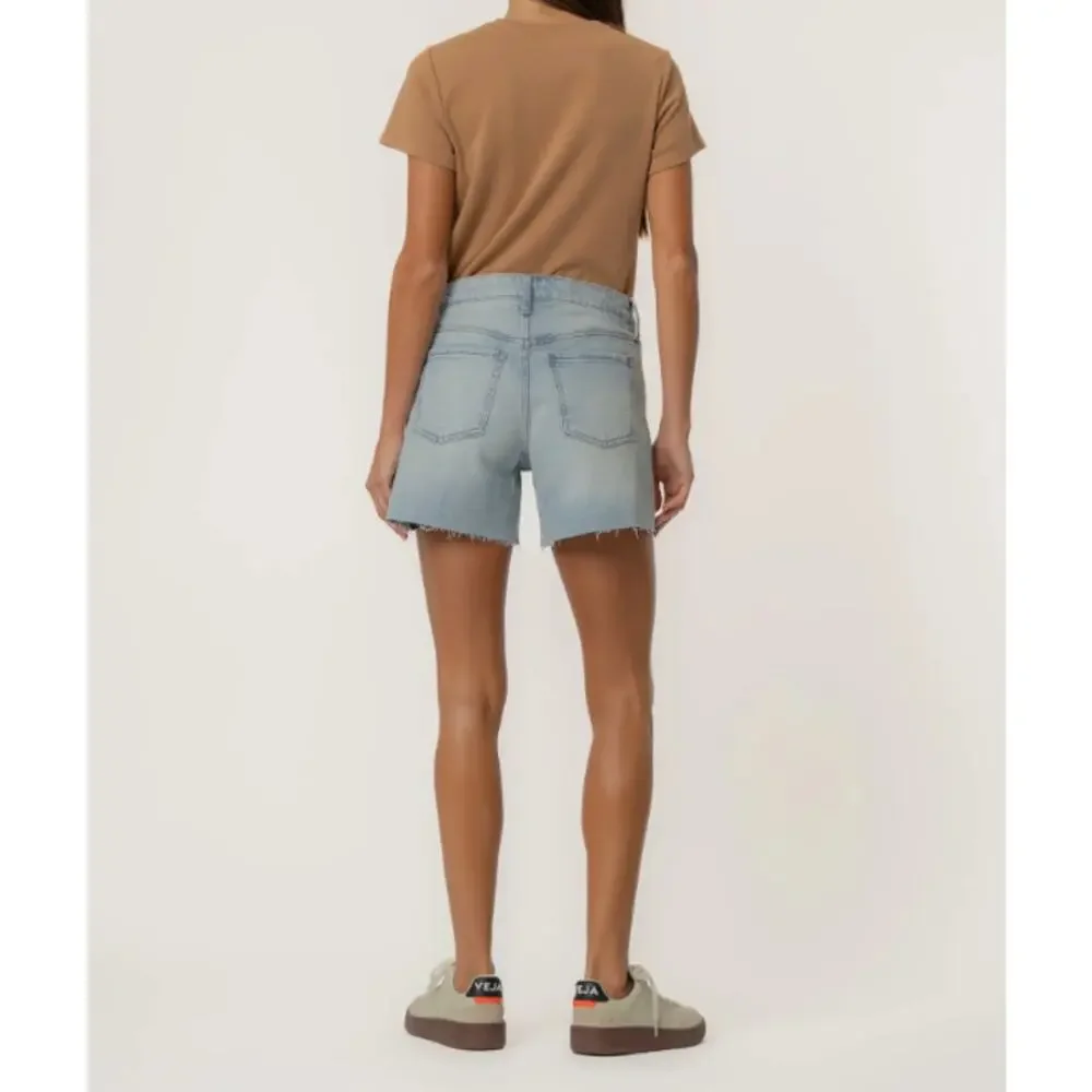KUT FROM THE KLOTH Womens Jane High Rise Long Shorts Size 10 Blue Vintage NWT